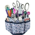 thumbnail image 6 of SINGER Sewing Storage Desktop Spinner, Craft Organizer, Navy Floral Print, 1 Count, 6 of 9