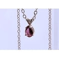 thumbnail image 4 of Natural Pink Pear Tourmaline Sterling Silver Necklace NT391, 4 of 9