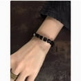 thumbnail image 3 of Original obsidian bracelet with a male niche design, personalized retro and minimalist bracelet, 3 of 5