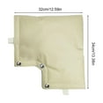 thumbnail image 3 of BinKFF Backflow Preventer Insulation Cover - 2 Way Opening Pipe Insulation Cover for Irrigation Valve, Sprinkler Cover for Outside - Winter Freeze Protection Backflow Cover, 3 of 9