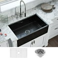 thumbnail image 6 of Ruvati 33 x 20 inch Fireclay Reversible Apron-Front Kitchen Sink Single Bowl, 6 of 12