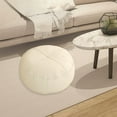 thumbnail image 6 of figatia Floor Cushion Chair Pad Soft Futon Decorative Modern Thickened Pouf Seat Cushion Meditation Floor Pillow for Sofa Living Room Beige, 6 of 8
