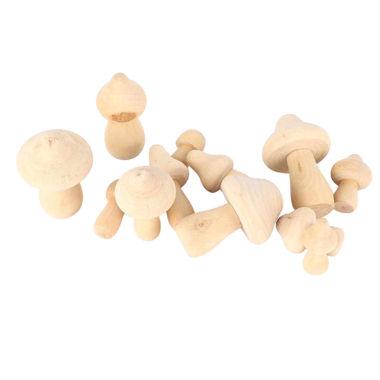 Wood Mushrooms, DIY Unfinished Wooden Mushroom For Kids For Home