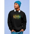 thumbnail image 2 of Music Is Therapy Quote Sweatshirt Men -Smartprints Designs, Male Small, 2 of 4