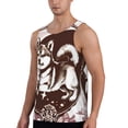 thumbnail image 2 of Bixox Vintage Husky Dog Pattern Men's Gym Tank Tops Workout Sleeveless T-Shirts Athletic Muscle Tank Training Bodybuilding Shirts,S-4XL, 2 of 7