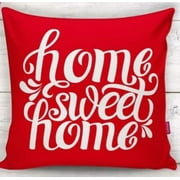 Decorative Cushion Cover, Throw Pillow Case, Home Sweet Home Theme,18inch