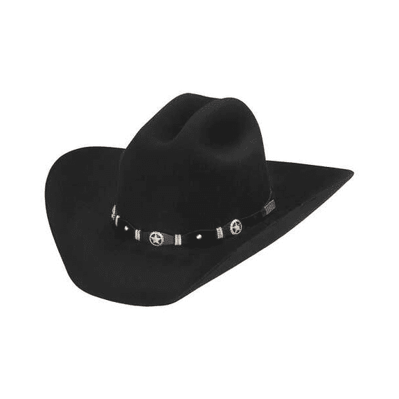 Larry Mahan 3X Premium Wool Oplin Black - Hats Wools - Mf0357Opli40