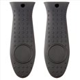 thumbnail image 1 of 2X Soporte de Silicona para Cubierta de Manija de Sartén Caliente Negro, 1 of 6