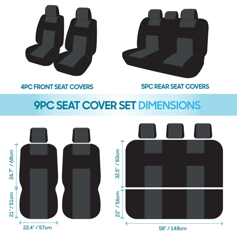 Boxer Car Seat Covers - 3 (Set of 2) Boxer Car Seat Covers - 3 (Set of 2)