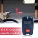 thumbnail image 2 of Control remoto inalámbrico RF de 433,92 MHz, clon de puerta de garaje, llave remota con luz LED, sistema de código variable, 4 botones, 2 of 3