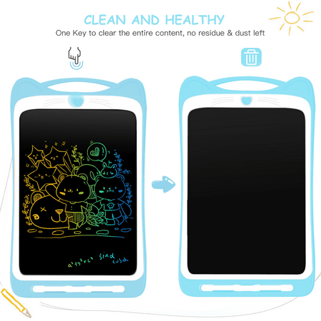 AGPTEK LCD Writing Tablet , Graphics Drawing Pads for Kids, 12 inch with Lock Switch, Blue
