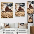 thumbnail image 4 of Designart "Horse Barnyard euphony" Animals Floater Framed Canvas Wall Art, 4 of 7