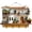White, variant on House Shaped Hat Coat Hooks With 4 Hooks Rustic Wall Hooks Decorative Hanging Sign Wall Hangers Organizers For Home Entryway(B)