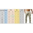 thumbnail image 4 of Dsseng Mens Linen Trousers Cotton Harem Casual Pants Loose Baggy Drawstring Yoga Long, 4 of 5