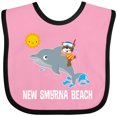 thumbnail image 3 of Inktastic New Smyrna Beach Florida Boys or Girls Baby Bib, 3 of 4