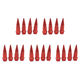 thumbnail image 1 of 4 Uds. Tapa Válvula Neumático Coche Aluminio Universal Válvula Sólida Tuerca Vástago Válvula Cubierta Núcleo Válvula Válvula Puntiaguda (rojo), 1 of 3
