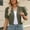 Army Green, variant on DuoJiaJ Women Puff Sleeve Bolero Open Front Summer Cropped Sheer Jackets Cardigan Button Down Cardigan Women Army Green
