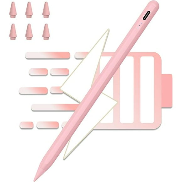 wonima11 Stylus Pen for iPad,10 Mins Quick Charge Pencil for iPad 2018-2024,Palm Rejection/Tilt/Magnetic Apple Pen