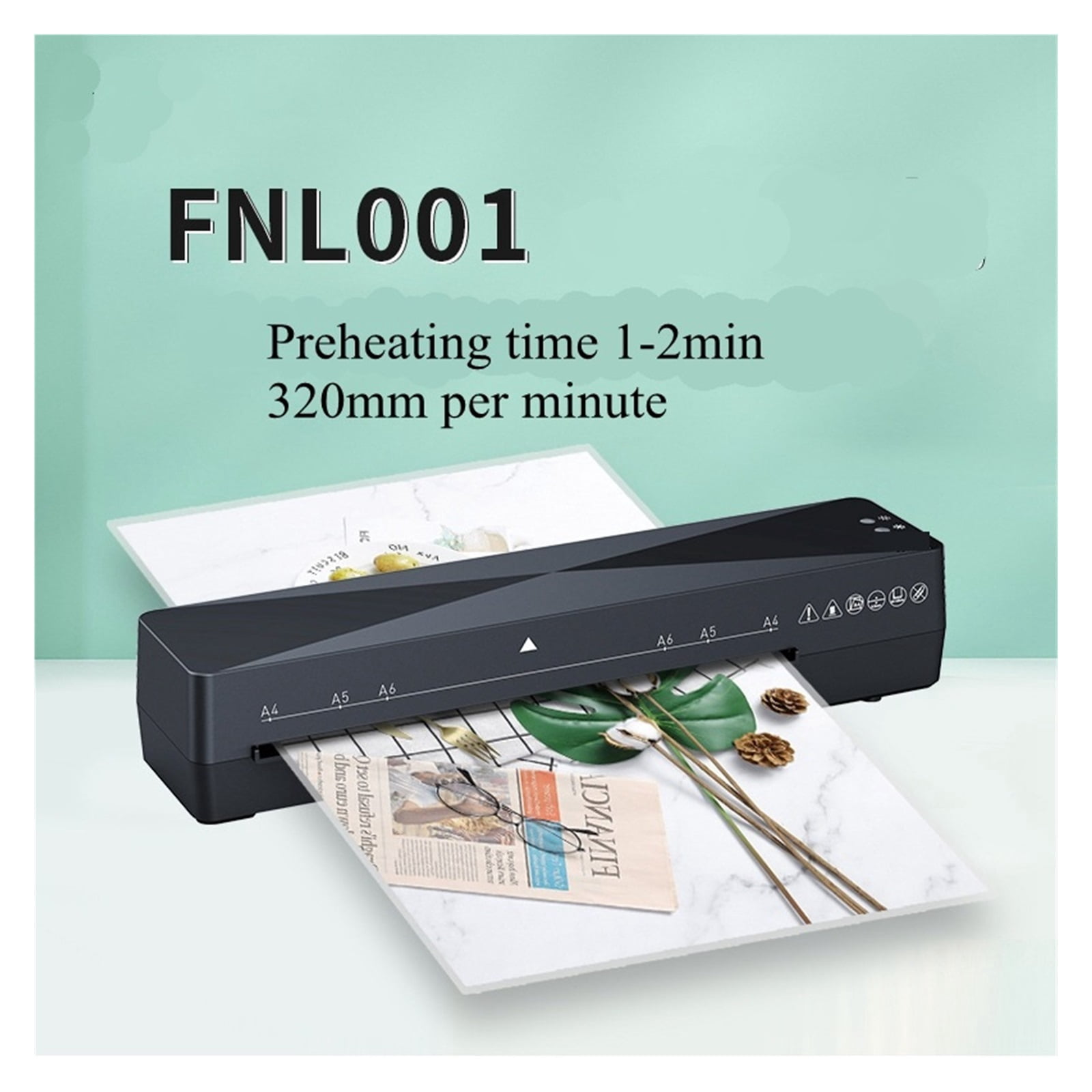 Small Mini Plastic Sealing Machine A4 Laminator Home Photo Document Menu Laminator DIY Photo Film Laminator ,Easy Operation