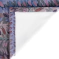 thumbnail image 7 of TWOPAGES 52"x84" Pinch Pleat Printed Velvet Curtain Soft Privacy Drape for Bedroom, 1 Panel, Berry Blue, 7 of 7