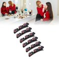 thumbnail image 1 of Braided Hair Clips Double Bangs Hairpin Double Layer Hair Claw Clips 6pcs Braided Hair Clips Double Layer Hair Claw Clips Double Bangs Hairstyle Braided Hairpin Hair Accessories, 1 of 8