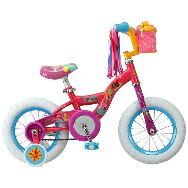 Nickelodeon Sunny Day kids bike, 12inch wheels, training wheels, Girls