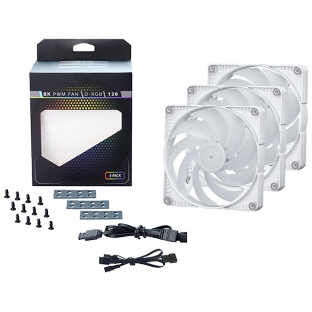 Enfriador del disipador térmico del ordenador del ventilador de refrigeración del chasis de la Pc del Host de escritorio Mute Argb de 12cm