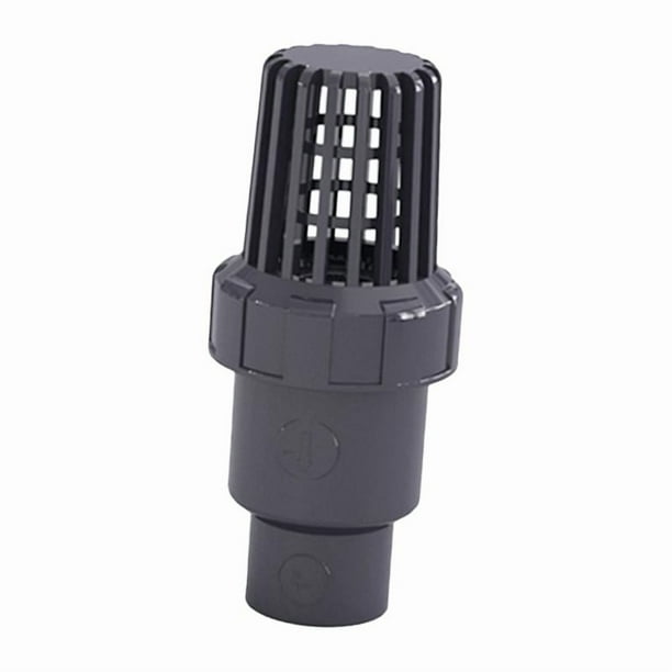 Válvula de pie para bomba de agua, diseño de canasta de filtro superior, válvula plana de baja presión para mangueras 20 mm