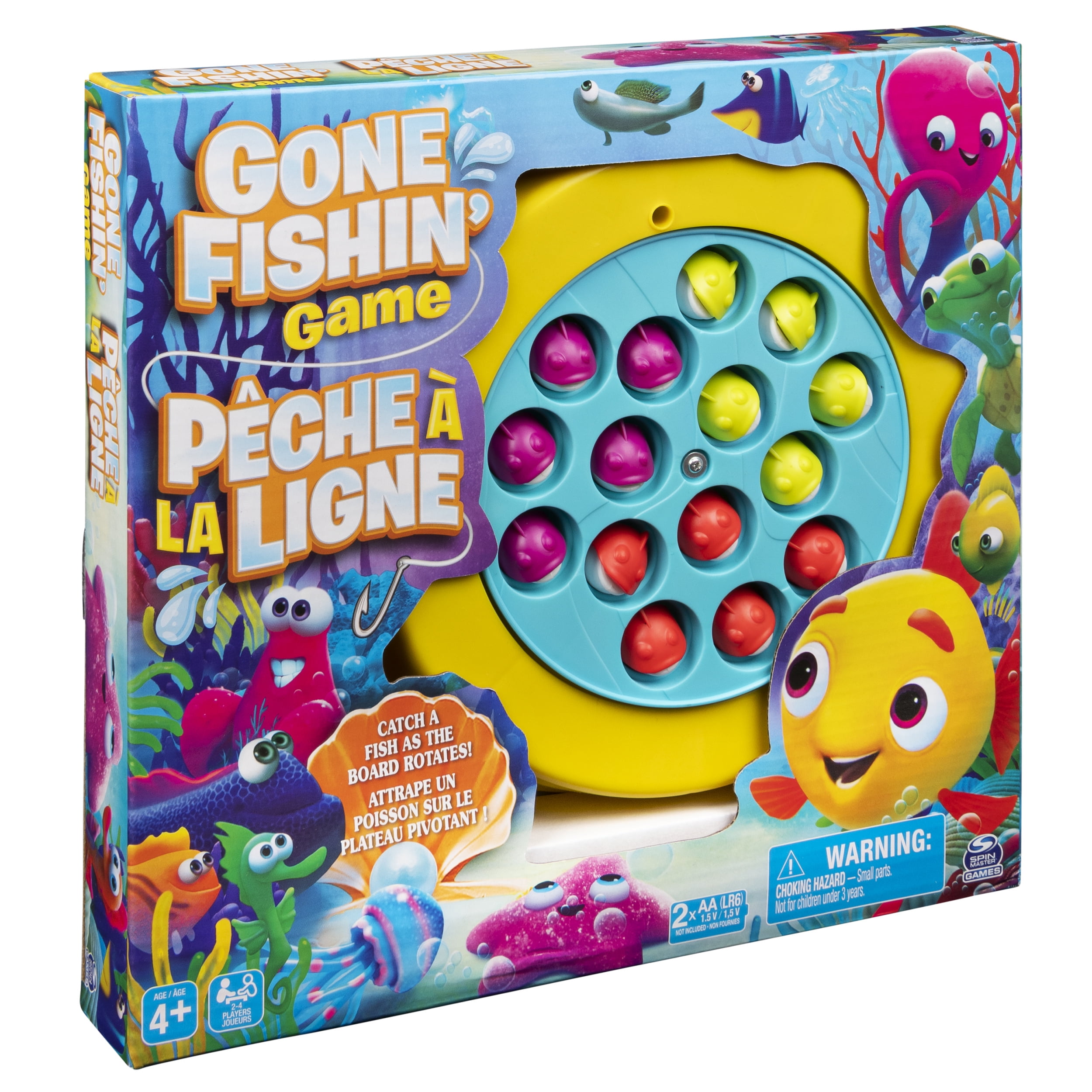 Gone Fishing Board Game for Kids and Families, ages 4 and up, Gone Fishing Board Game