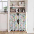 thumbnail image 6 of Blue Spring Floral Kitchen Curtains 45 Inch Length, Elegant Farmhouse Flowers Birds Watercolor Tiers Curtains for Bathroom Bedroom Cafe, Light Filtering Window Treatment Drapes 2 Panels 42"Wx45"L, 6 of 8
