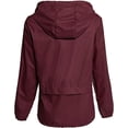 thumbnail image 3 of HAHDAXIA Women Raincoat Lightweight Waterproof Rain Jacket Packable Cycling Jacket Windbreaker for Outdoor, 3 of 7