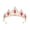 Gold background red, variant on Aellinatey Sparkling Crystal Bridal Crowns Hairband Hair Styling Accessories For Weddings