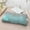 Blue, variant on Whole Buckwheat Hull Pillow | Firm Support Cooling Pillow | Adjustable Neck Support | Natural Breathable Tea Pillow | 55x35cm Green Pink Blue Options