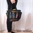 thumbnail image 2 of YiFrZour 2 Pack Mesh Shower Caddy Bag for Gym Bathroom Camp Black, 2 of 7