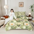 thumbnail image 4 of Castle Fairy Flower Leaves Full Size Comforter Sets,Vintage Aesthetic Bedding Sets, 4 of 8