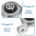 thumbnail image 3 of Homoyoyo 4Ud Soporte De Cojinete Montado En Aleación De Zinc Para Industria Color Plateado Duradero, 3 of 6