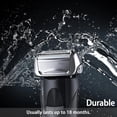 thumbnail image 4 of 70 S Replacement Head Compatible with Series 7 Electric Shavers, 2 Pack,Compatible Models 720cc, 730cc, 735s, 750cc, 760cc, 790cc, and 795cc; Silver, 4 of 6