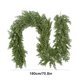 thumbnail image 3 of Adornos navideños, regalos navideños, guirnaldas artificiales Norfolk, guirnalda de invierno verde, para mesa, repisa, pared, interior y exterior, dfs sfsf, 3 of 5
