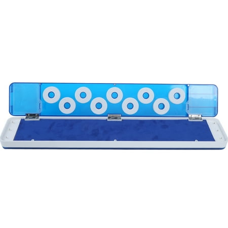 Transparent Blue Float Fishing Line Storage & Winding Board 55cm Multifunctional Fishing Tackle Box