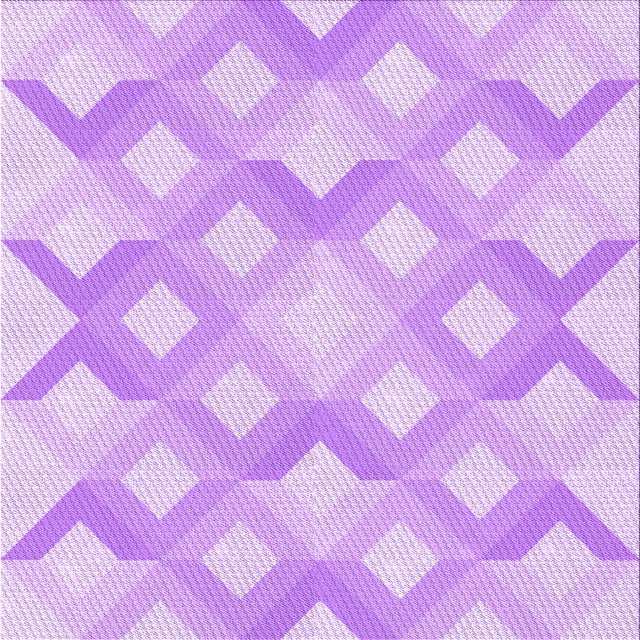 Ahgly Company Machine Washable Indoor Square Transitional Heliotrope Purple Area Rugs, 5' Square