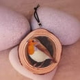 thumbnail image 3 of Wooden Slice Animals Hanging Ornament Lightweight Christmas Tree Pendant for Home Living Room Garden Decoration New(Rabbit), 3 of 8