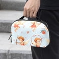 thumbnail image 2 of Cupid Oxford Fabric Digital Pouch for Electronic Devices, Waterproof Travel Case for Cell Phone Charger, Hard Drive, and Cords - 5.9x9.44x3.14 inches, 2 of 6