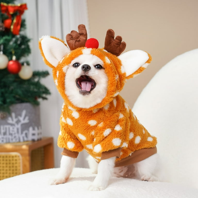 white christmas dresses Red Christmas Dog Dress with Bells & White Trim main image 1