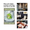 thumbnail image 6 of Vintage Crocodile Co. Bath Soap Wash Your Paws Aluminum Sign Lovely Animal Cartoon Bathroom Toilet Living Room Home Wall Decor 5.5"x8", 6 of 6