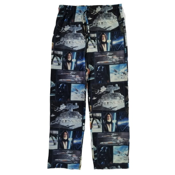 Star Wars Star Wars Mens Classic Movie Scenes Flannel Lounge Pants Pajama Bottoms Small