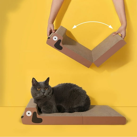 Dog Folding Corrugated Cat Claw Plate Pet Cat Toys Grinding Nail Scraper Mat Training Grinding Claw Cat Scratch Board Bed