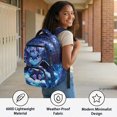 thumbnail image 4 of HELLHERO Starry Blue Dragon Casual School Bag, 17 Inch Durable Bookbag with Breathable Padded Straps for Elementary Students Daily School Use, 4 of 5