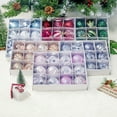 thumbnail image 6 of 12 PCS Luxury Christmas Shatterproof Christmas Balls Christmas Ornaments Household Hanging Decoration Ball For Christmas Tree, 6 of 7