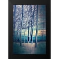 thumbnail image 2 of Calkins, Michelle 17x24 Black Modern Framed Museum Art Print Titled - Winter At Lake Michigan, 2 of 5