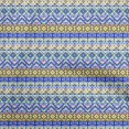 thumbnail image 1 of oneOone Cotton Cambric Sky Blue Fabric African Tribal Sewing Material Print Fabric By The Yard 42 Inch Wide, 1 of 1